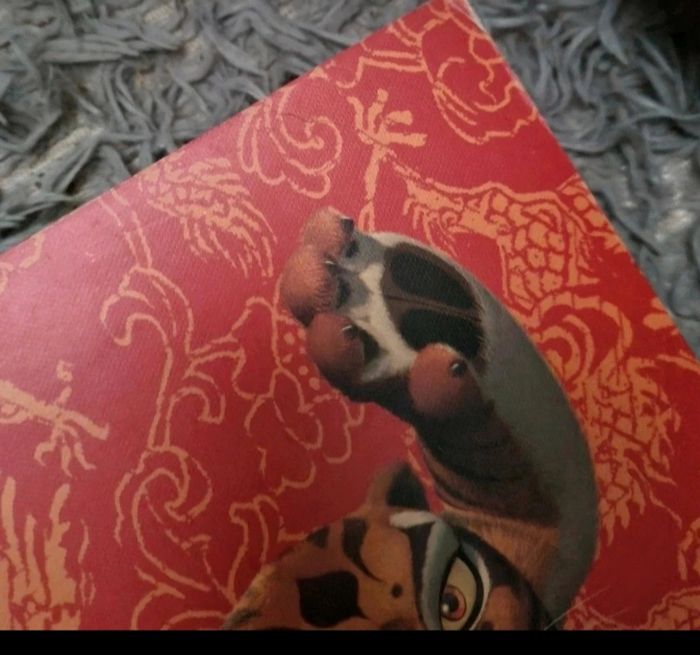 Grand tableau Kung fu panda (po et tigresse fond rouge) - photo numéro 8