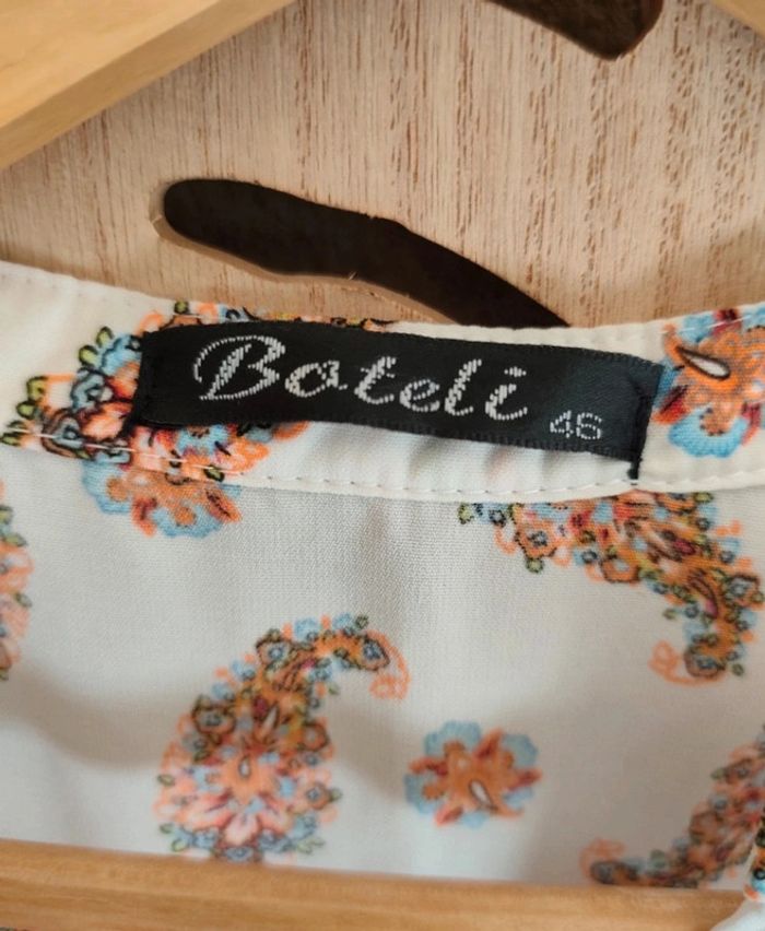 Blouse fluide imprimé T 46 Boteli - photo numéro 7