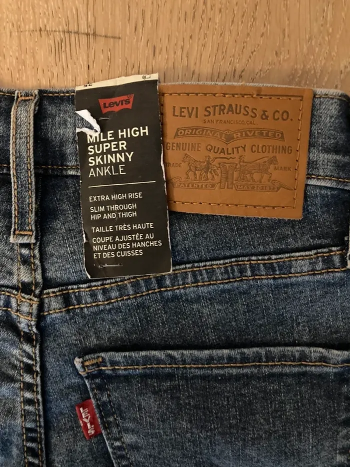 Levi’s stretch extra high rise slim through hip and thigh - photo numéro 6