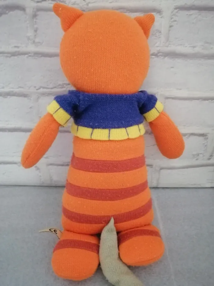 Peluche chat orange latitude - photo numéro 3