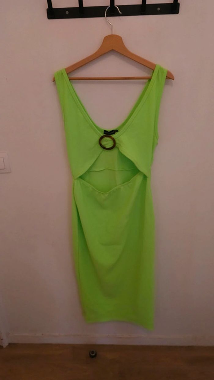 Robe pour l'été vert fluo - photo numéro 2