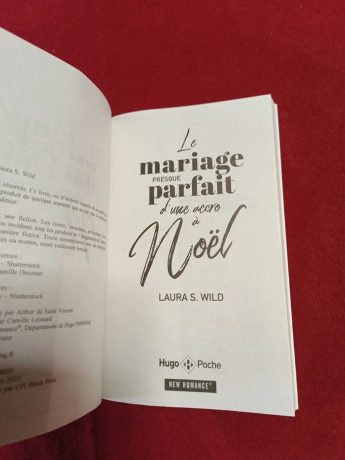 Le mariage presque parfait d'une accro à Noël " New Romance " Hugo Poche " Romance de Noël - photo numéro 7