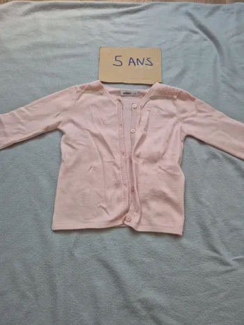 Gilet fille gemo 5 ans