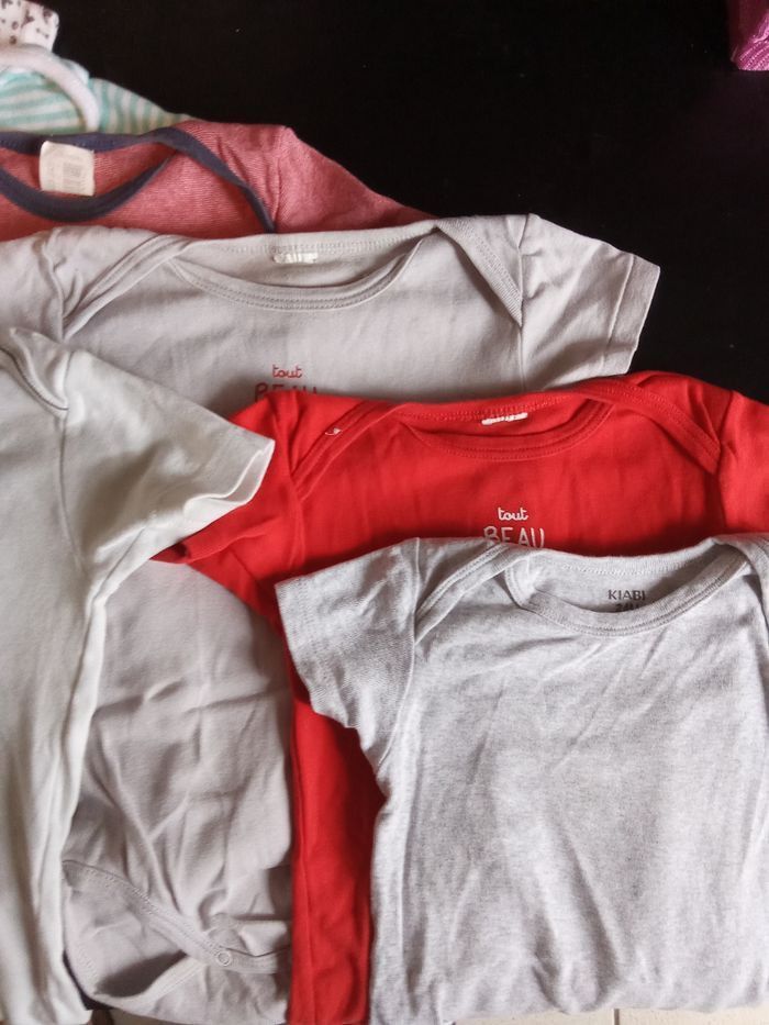 Lot de 8 bodys garçon mi saison été manche courte taille  24 mois, 2 ans - photo numéro 2