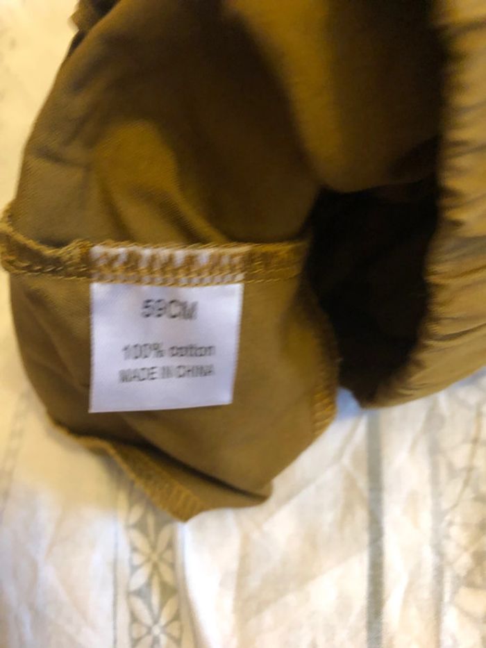 Pantalon marron garçon 59 cm - photo numéro 3