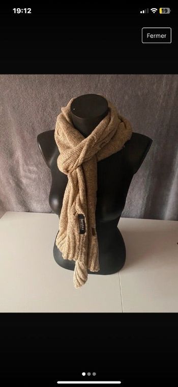 Écharpe beige bershka neuf