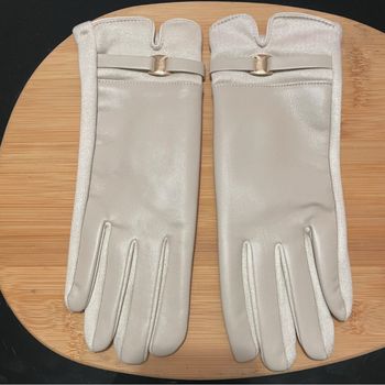 Gants Beige Femme