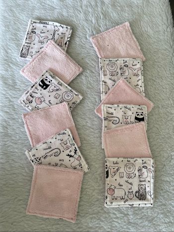 Grande lingette blush animaux