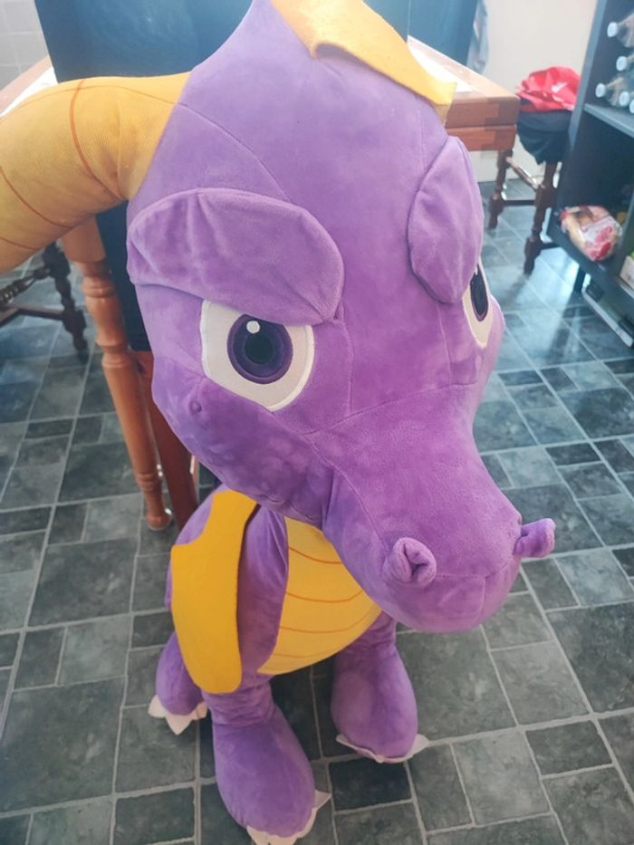 Rare Grande peluche 1 mètre spyro Activision xxl - photo numéro 13