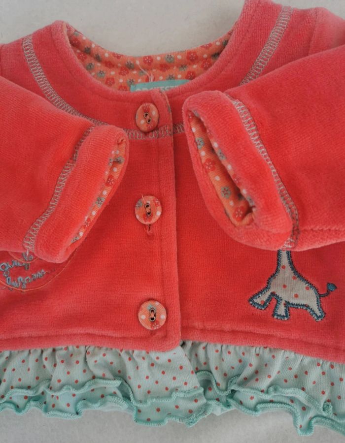 Gilet 👣 chaud et doux, orchestra, 1mois - photo numéro 3