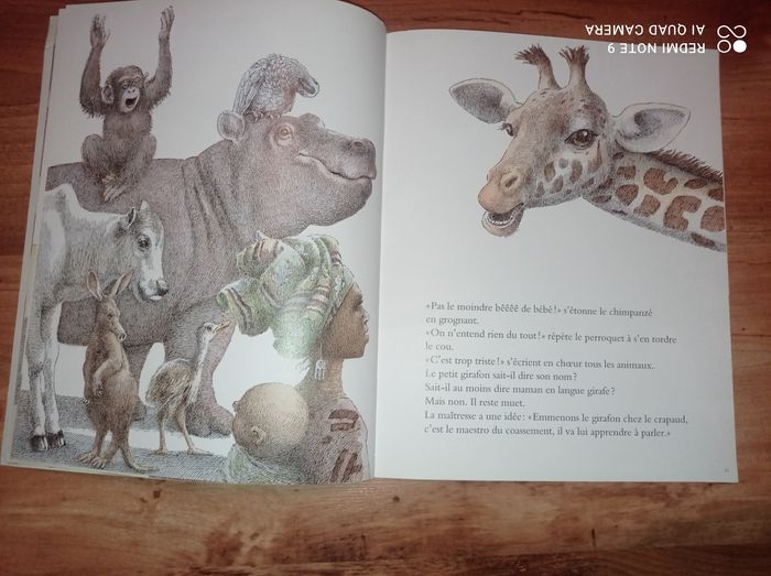 Livre album enfant, Comment les girafes disent-elles maman ?, École des loisirs - photo numéro 2