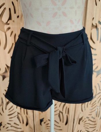 Short fluide à revers, nouette bleu marine Taille L La city