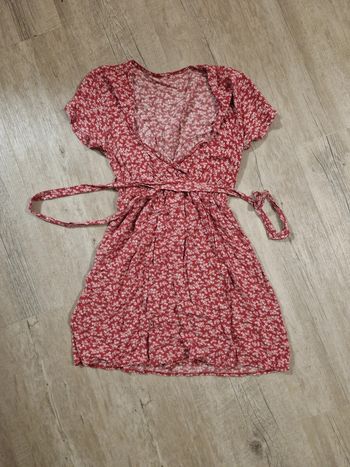 Robe à fleur rose