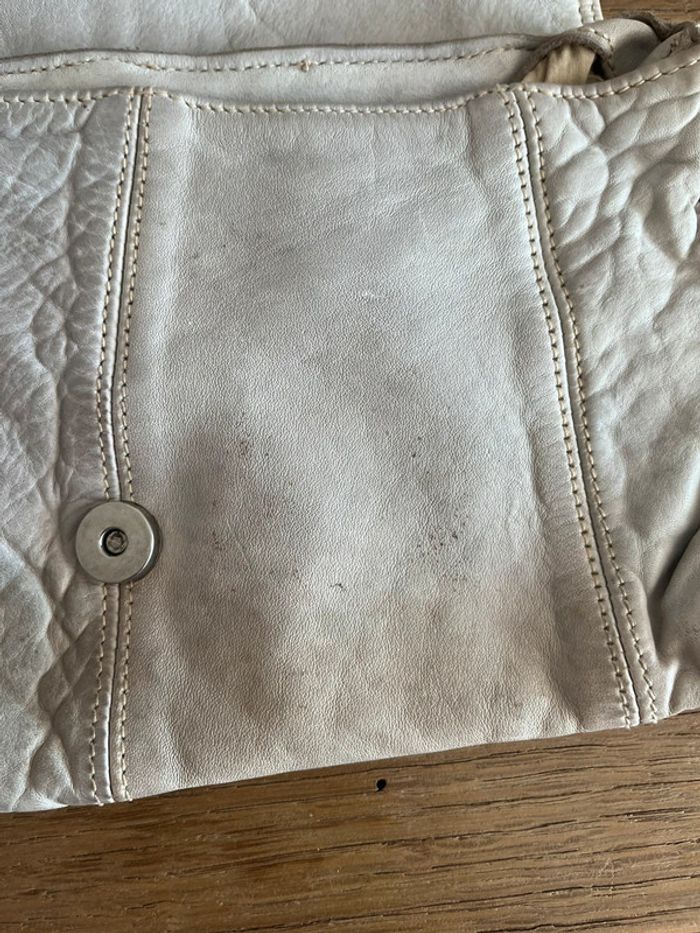 Pochette en cuir beige Zadig & Voltaire - photo numéro 4
