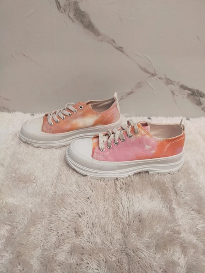 Sneakers, basket délavé taille 37