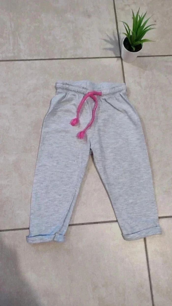 Pantalon legging gris 12/18mois in extenso - photo numéro 2