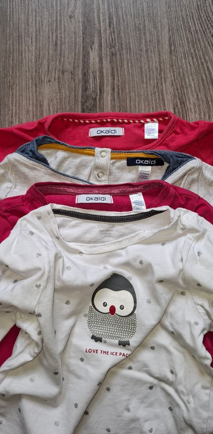 Lot t-shirts manches longues - photo numéro 7