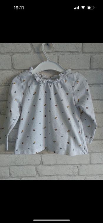 -shirt manches longues Obaibi taille 23 mois