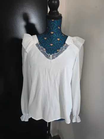 Blouse blanche shein femme