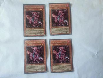 4 cartes Yu-Gi-Oh! Furie, demoiselle de fortune anpr-fr011