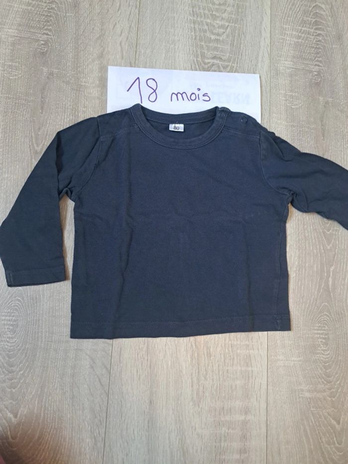 T-shirt manches longues 18 mois