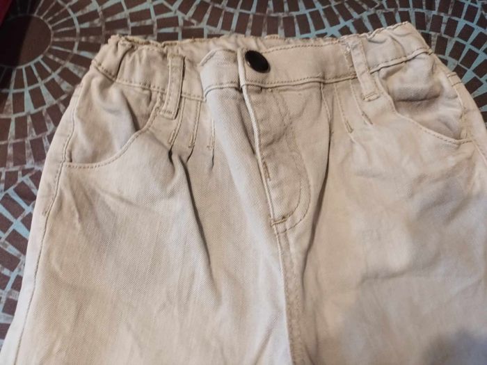 pantalon jean fille 24 mois tissaia - photo numéro 2