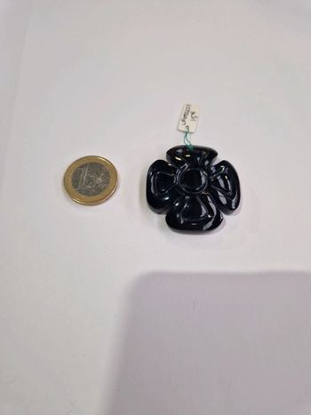 Pendentif obsidienne noire Toetihuacan