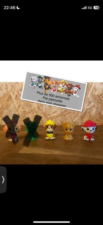 Idée Cadeau 🎁 Lot de 3 Bops N Tops embouts de crayon de la Pat Patrouille Paw Patrol