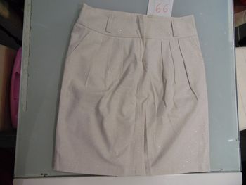 jupe blanc paillette in extenso taille 38