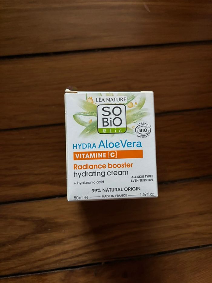 Crème hydratante so bio aloe vera