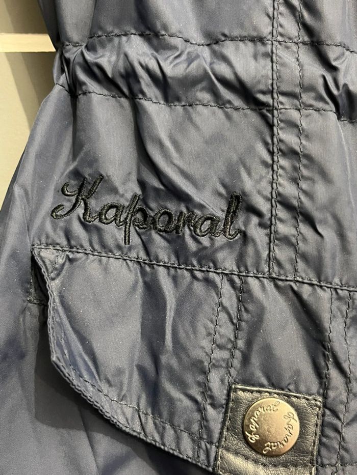 Imperméable coupe vent femme Kaporal M 38 bleu marine k-way kway - photo numéro 6