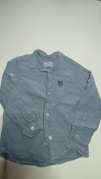 Chemise grise pour garçon 3 4 ans