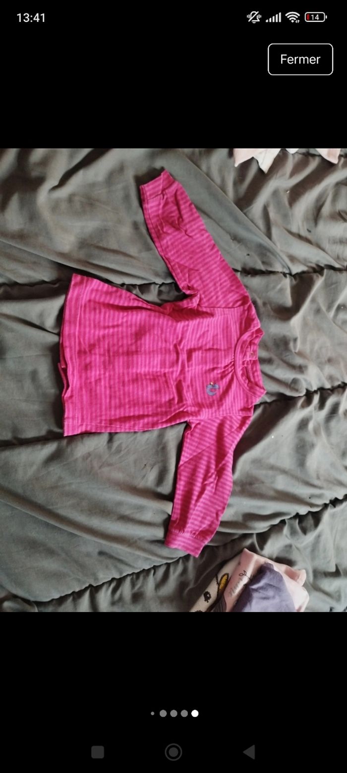 Lot de vêtement bébé fille taille 6 mois - photo numéro 7