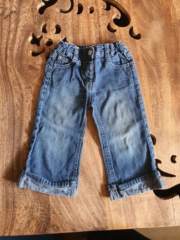 Jean droit, unisexe, 18 mois.