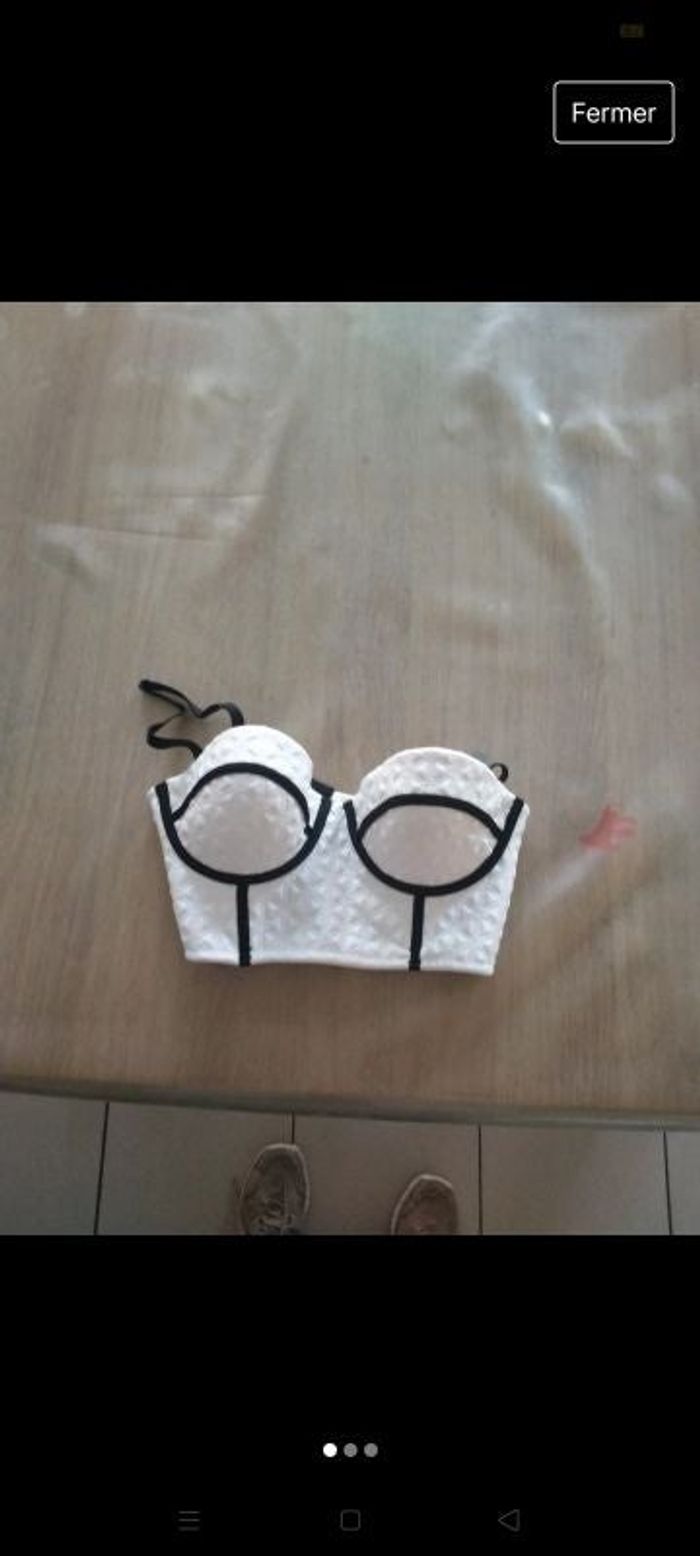 Soutien gorge style bustier