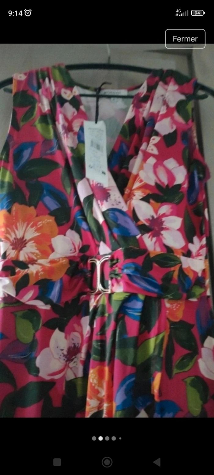 Robe Morgan Neuve avec étiquette imprimé fleuri 40 - photo numéro 2