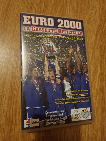 Cassette VHS Euro 2000 officielle tous les moments forts