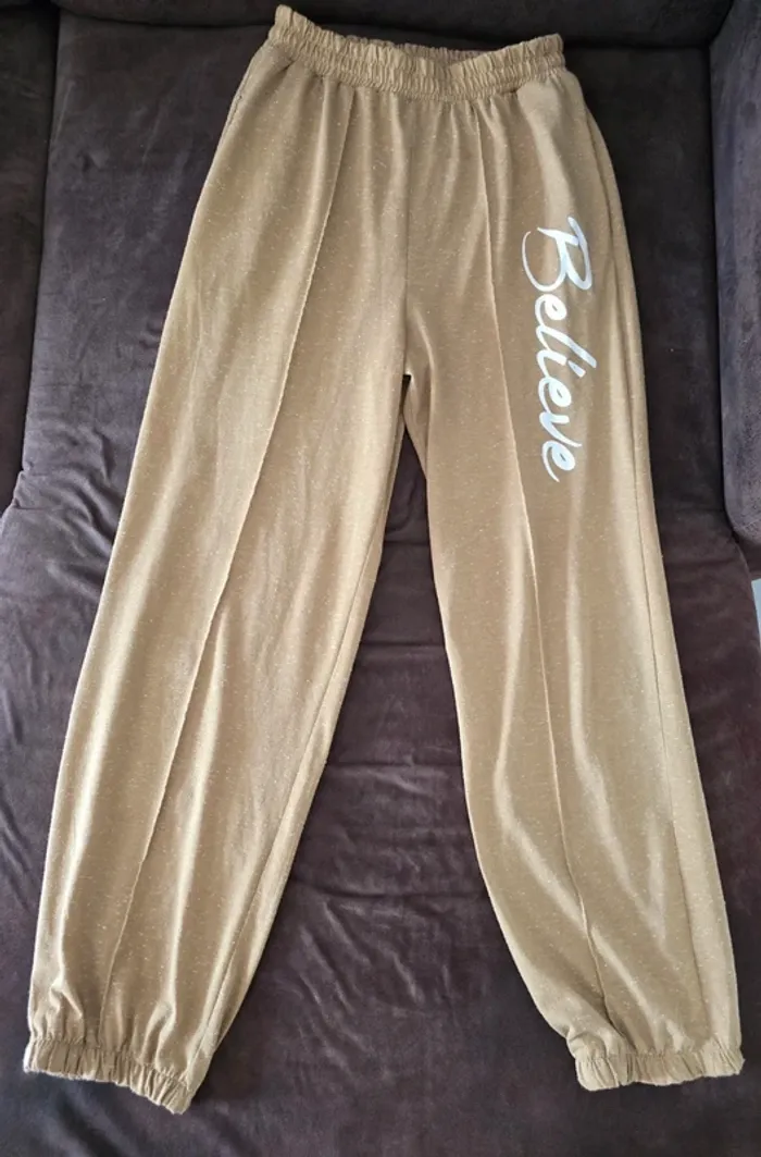 Jogging femme caramel M Shein Parfait état
