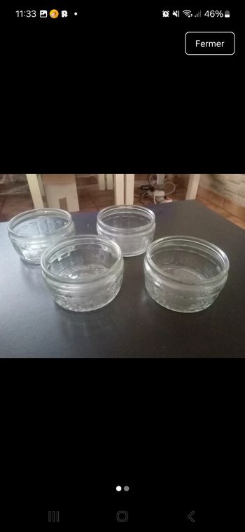 Lot de 4 petit pot