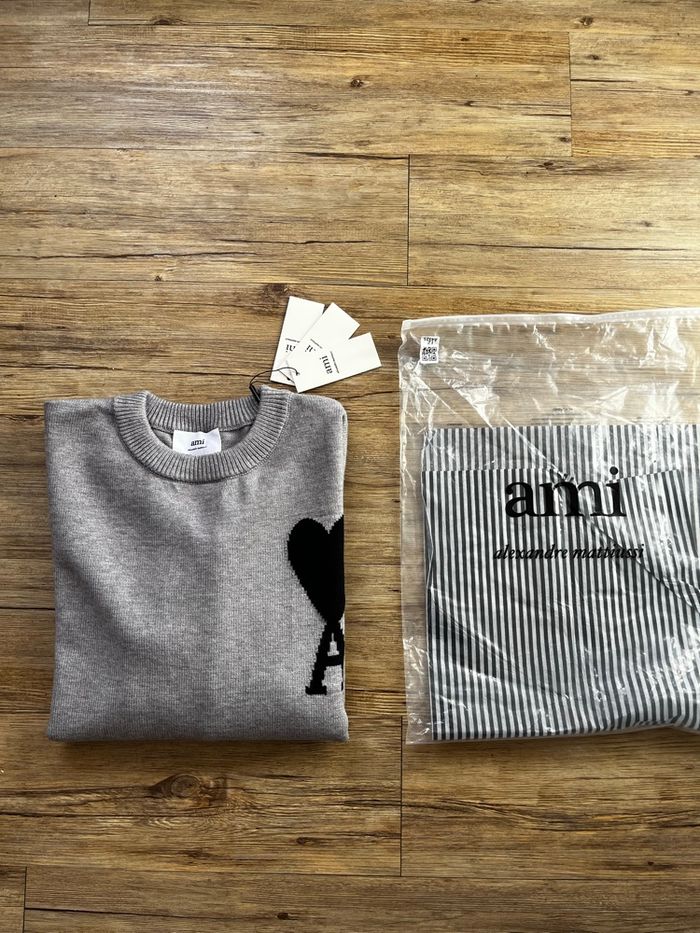 Pull ami Paris gris - photo numéro 8