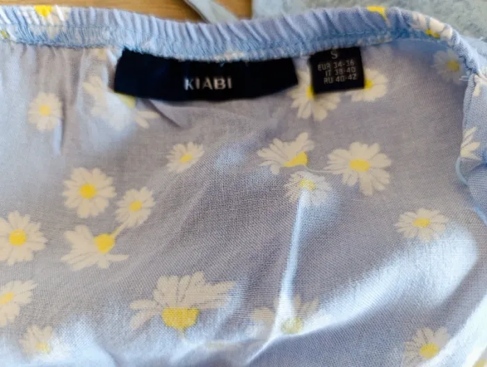 Robe courte à imprimé floral bleu Kiabi Taille S (34/36) - photo numéro 6