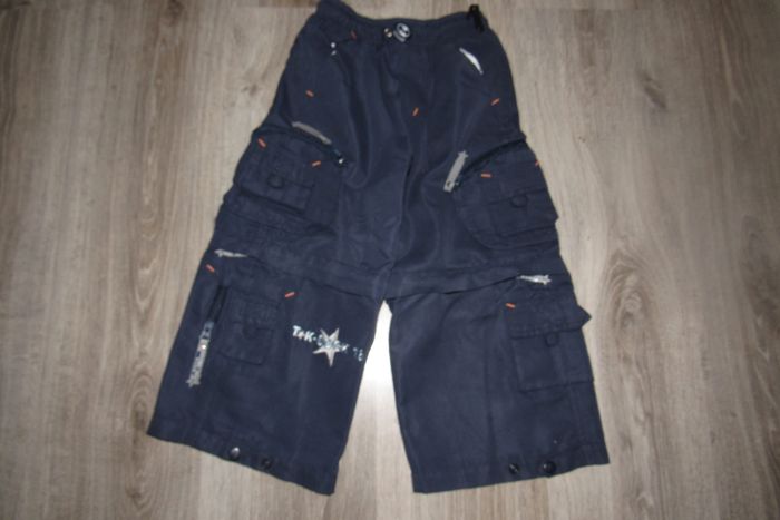PANTACOURT 2 EN 1 MARINE GARÇON "T K TOM KID'S" - 8 ANS - n°01