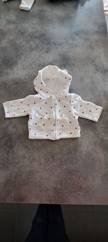 Gilet bébé 1mois kiabi