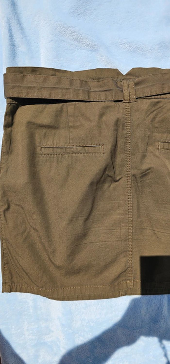 Jupe kaki Etam poches chino taille 40 - photo numéro 8