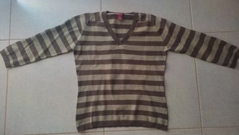 Pull col V marque H&M L.O.G.G. taille L