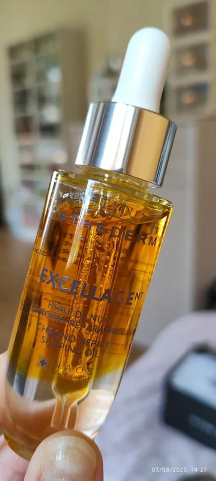 Institut Esthederm Excellage Huile de Nuit Chrono Réparatrice 30ml - photo numéro 6