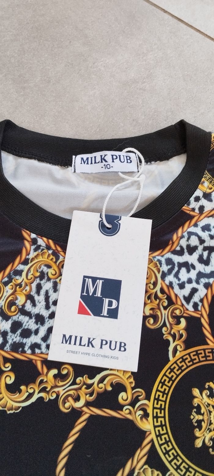 Ensemble été garçon 10 ans milk pub neuf - photo numéro 2