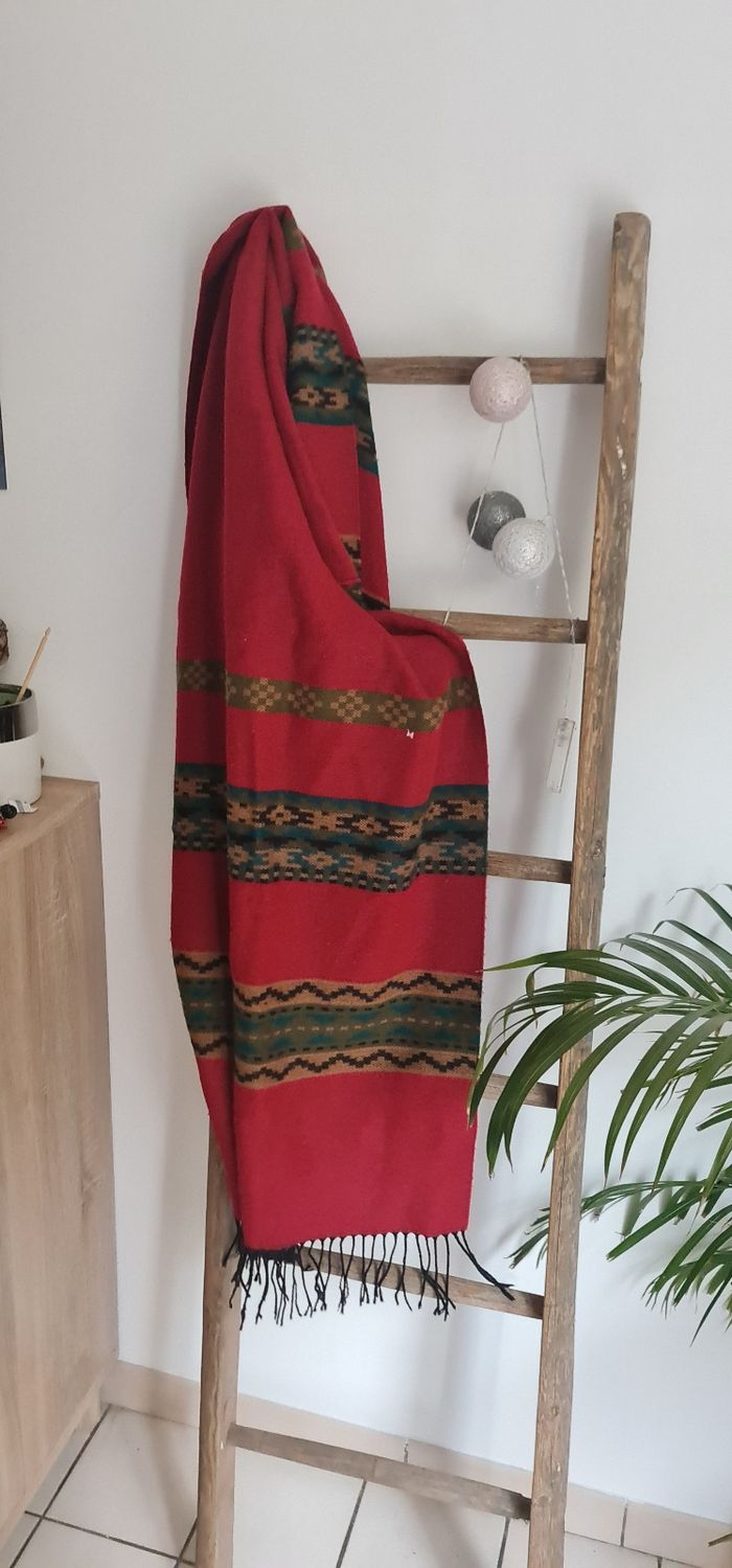 Echarpe châle style montagne