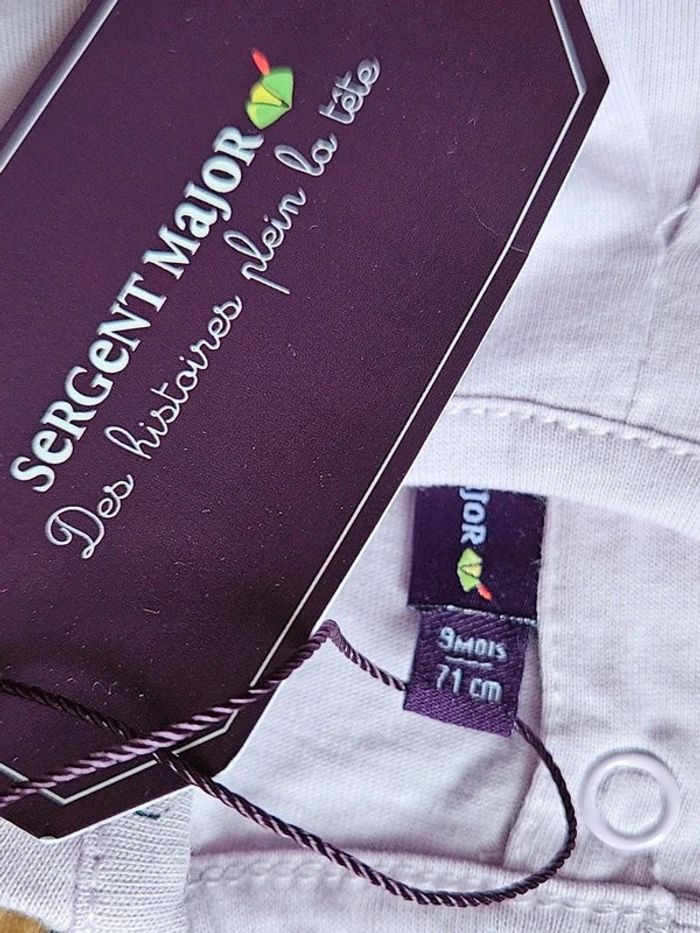 Tee-shirt Sergent-major 9 mois - photo numéro 3