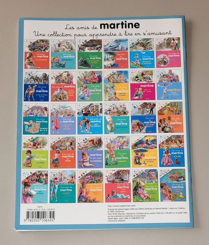 Livre: les amis de Martine au bord de l eau - photo numéro 2